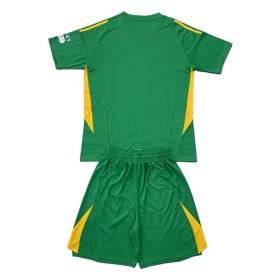 Leeds United Fodboldtrøjer Målmand Børn Grøn 2024-25 Kort ærmer